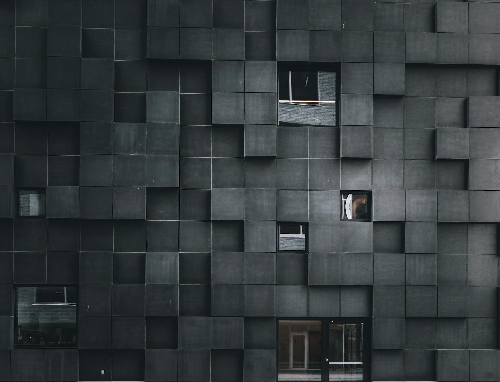 Geometrische Architektur Fassade